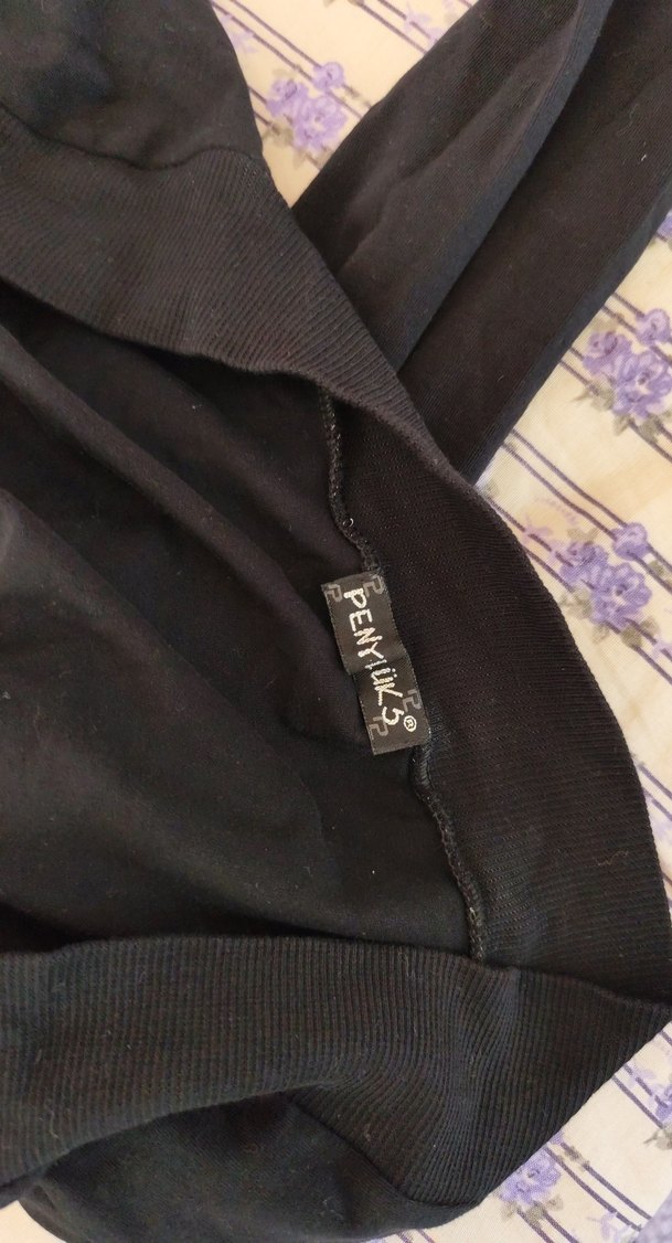 Kız Çocuk Siyah Uzun Kollu Bolero - Görsel 3