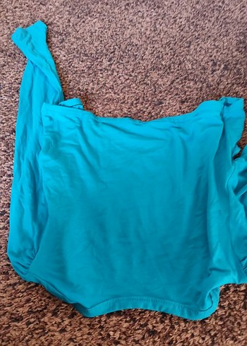 Kız Çocuk Uzun Kollu Turkuaz Bolero - Görsel 2