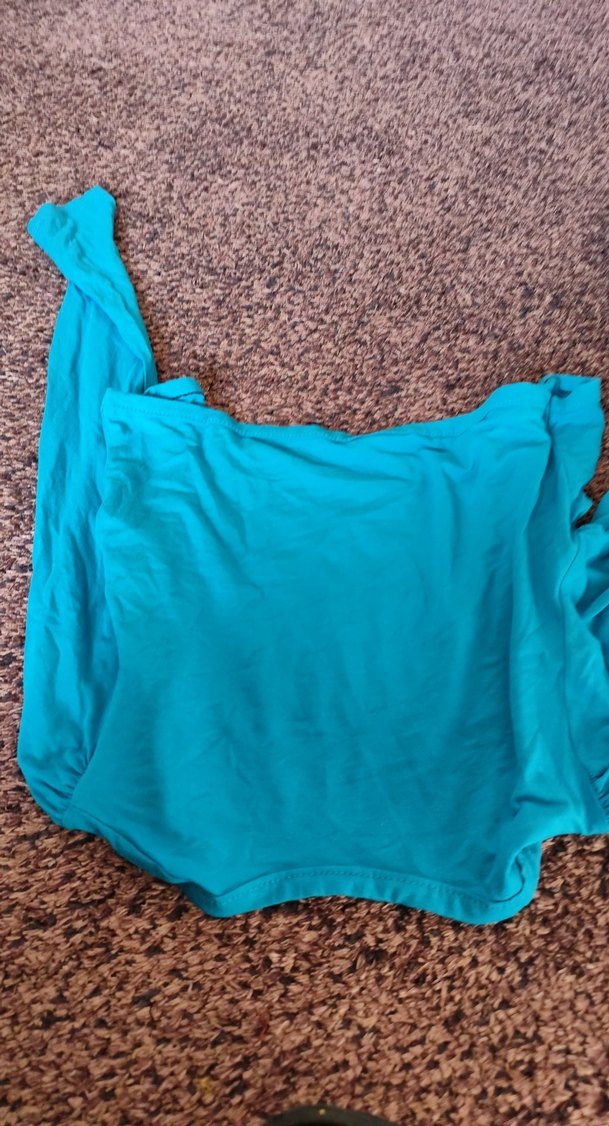 Kız Çocuk Uzun Kollu Turkuaz Bolero - Görsel 2