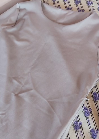 Çiçek Baskılı dalgıç esnek elbise - Görsel 2