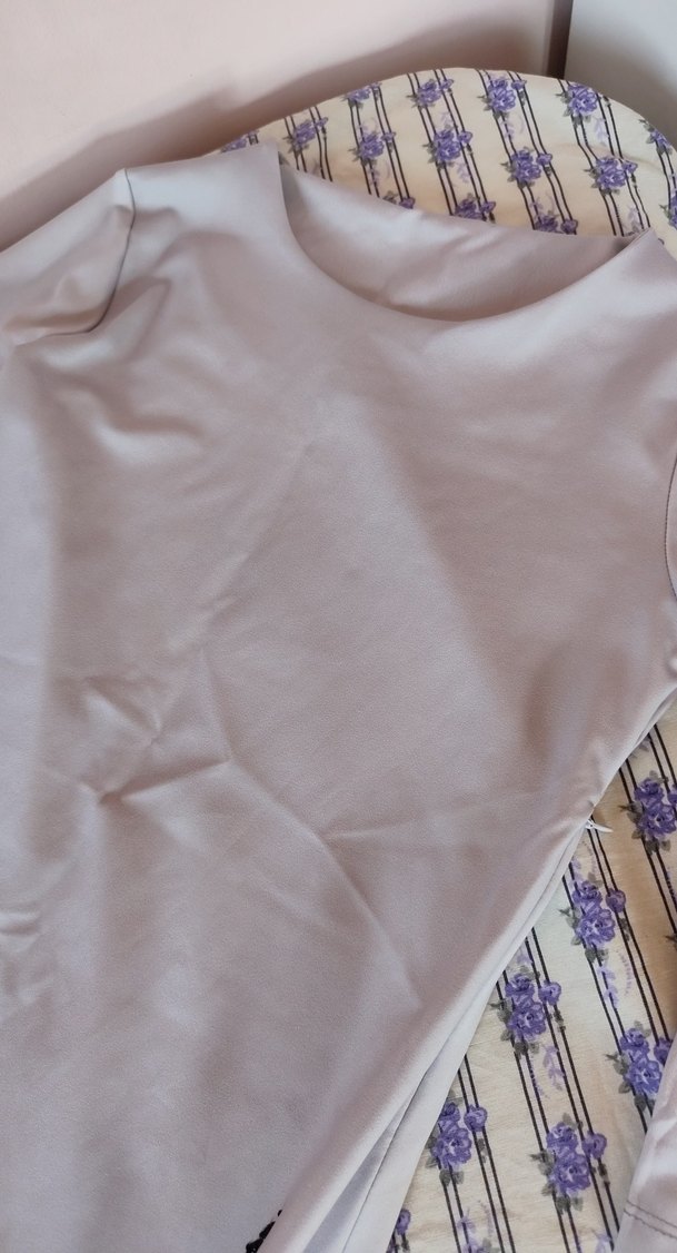 Çiçek Baskılı dalgıç esnek elbise - Görsel 2