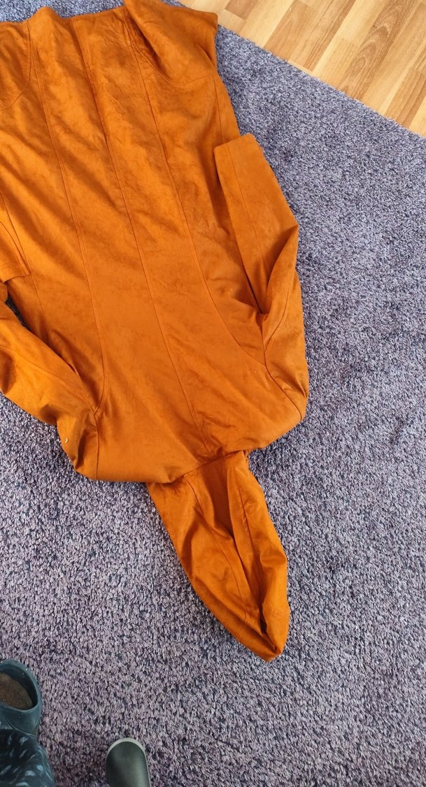 Düğmeli Uzun Kahverengi Kadın Yağmurluk - Görsel 5