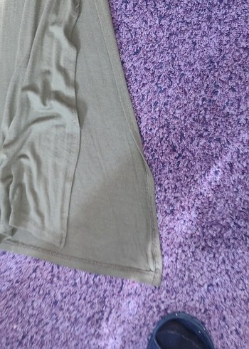 Gri Uzun Kollu Kadın Bohem hırka - Görsel 2