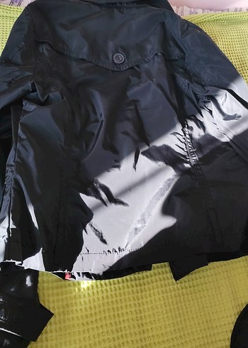 Gri Kemerli Kısa Ceket - Görsel 5