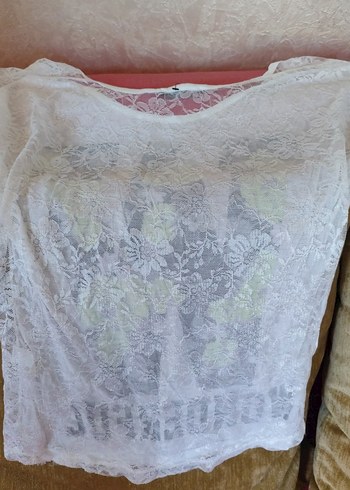 Beyaz Baskılı Tişörtü - Görsel 4