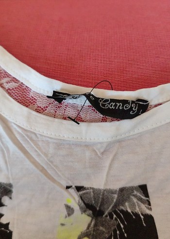 Beyaz Baskılı Tişörtü - Görsel 3