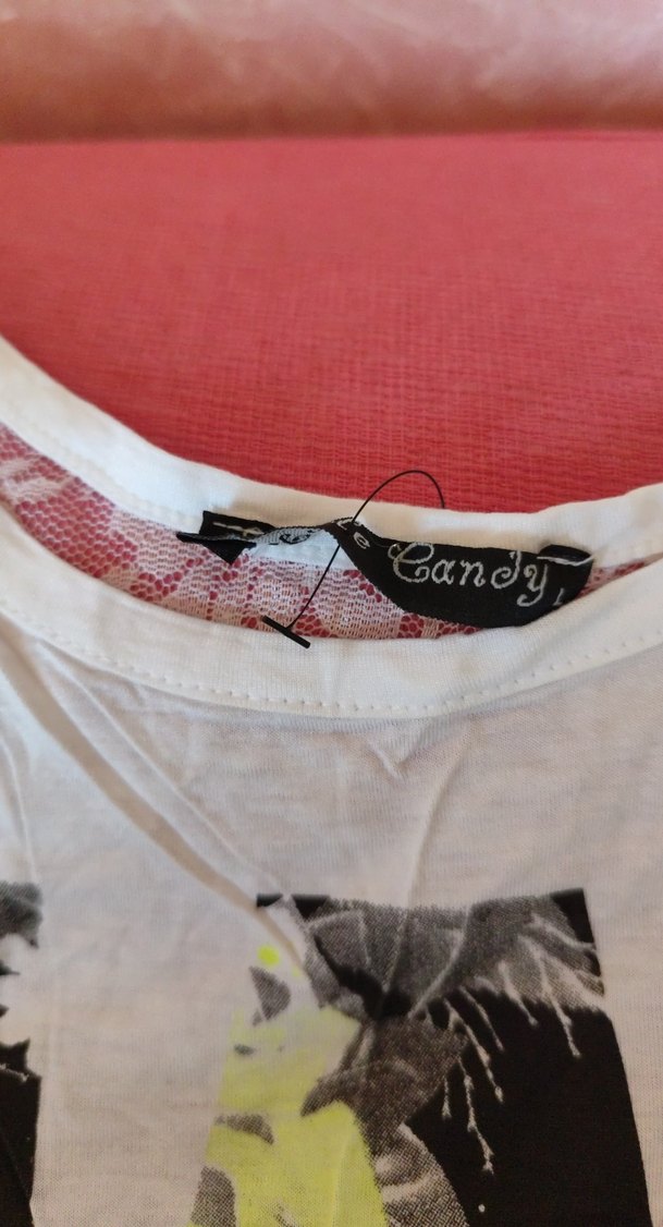 Beyaz Baskılı Tişörtü - Görsel 2