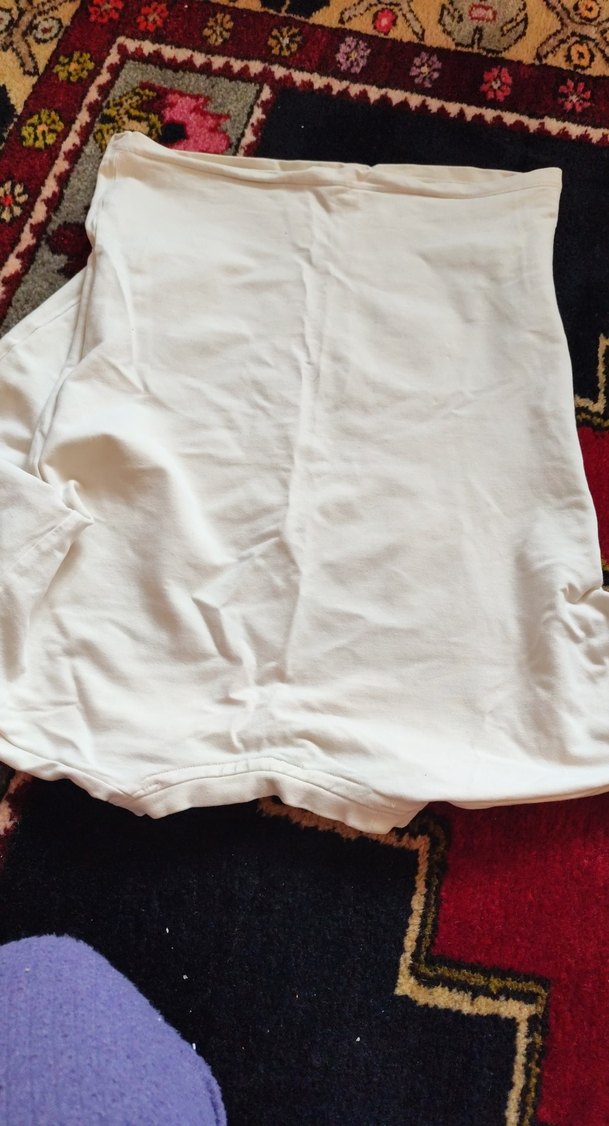 Beyaz Baskılı Uzun Kollu Kız Tişörtü - Görsel 4