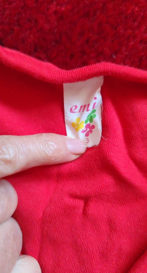 Kız Çocuk Kırmızı Bolero - Görsel 3