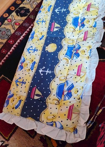 Renkli Desenli Çocuk Uyku Seti5 parca - Görsel 10