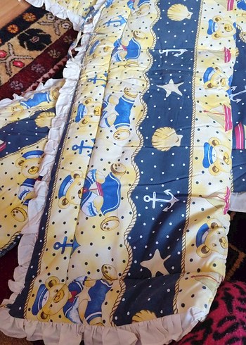 Renkli Desenli Çocuk Uyku Seti5 parca - Görsel 4