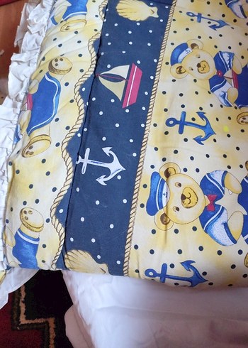 Renkli Desenli Çocuk Uyku Seti5 parca - Görsel 5