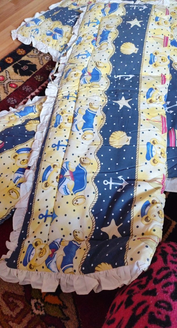 Renkli Desenli Çocuk Uyku Seti5 parca - Görsel 4