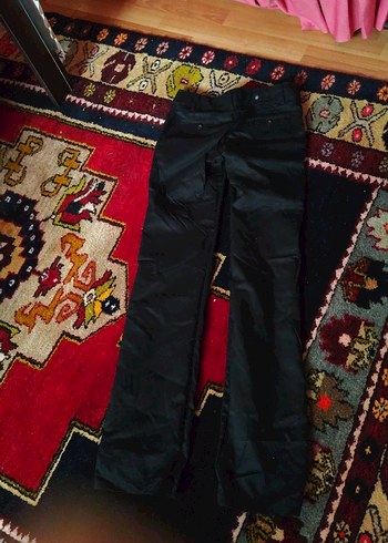 Siyah Kadın Kumaş Pantolon 1 kez giyildi boy 200bel 36cm - Görsel 6