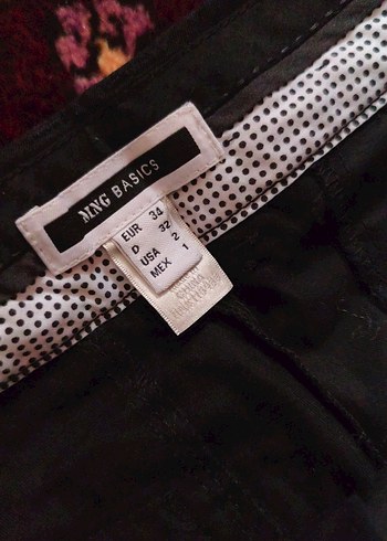 Siyah Kadın Kumaş Pantolon 1 kez giyildi boy 200bel 36cm - Görsel 3