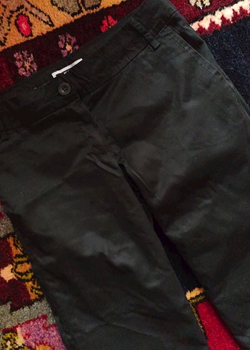 Siyah Kadın Kumaş Pantolon 1 kez giyildi boy 200bel 36cm - Görsel 2