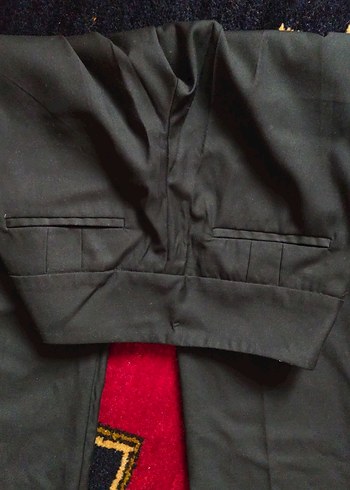 Kemerli Siyah Kadın Kumaş Pantolon 2kez giyildi bel38boy208cm - Görsel 4