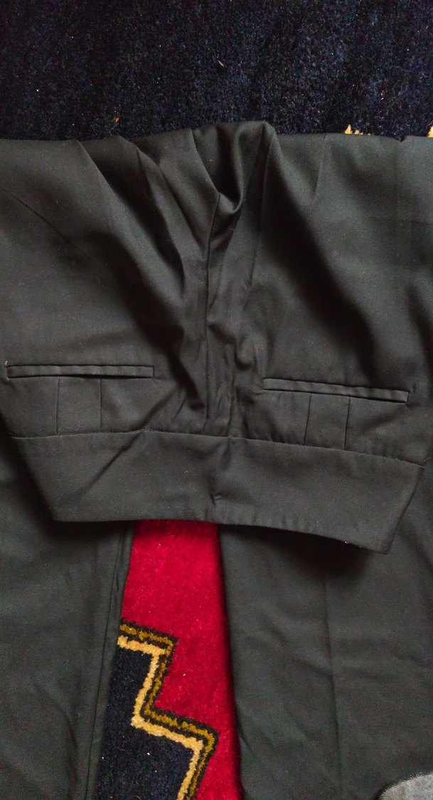 Kemerli Siyah Kadın Kumaş Pantolon 2kez giyildi bel38boy208cm - Görsel 4