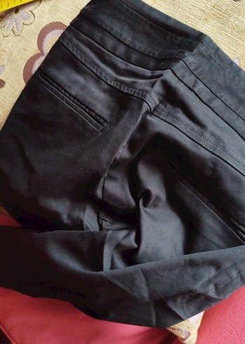 Gri Kemerli Kadın Kumaş Pantolon bel 36boy102cm - Görsel 5