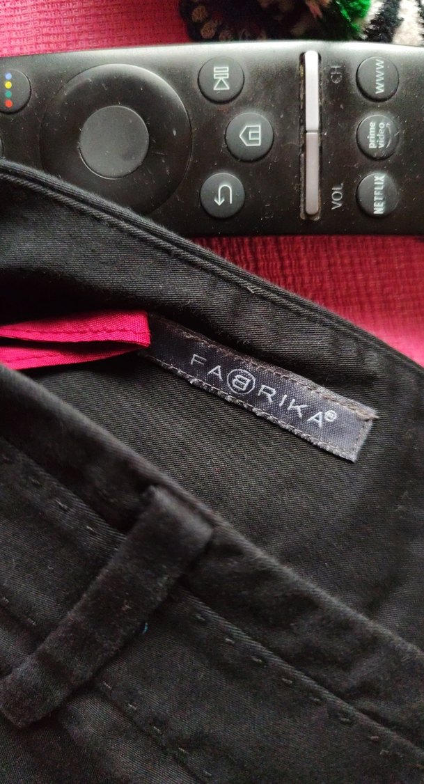 Gri Kemerli Kadın Kumaş Pantolon bel 36boy102cm - Görsel 3