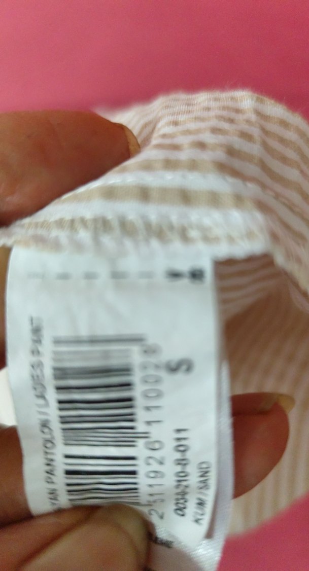 Beyaz Piliseli Kadın Pantolon - Görsel 5