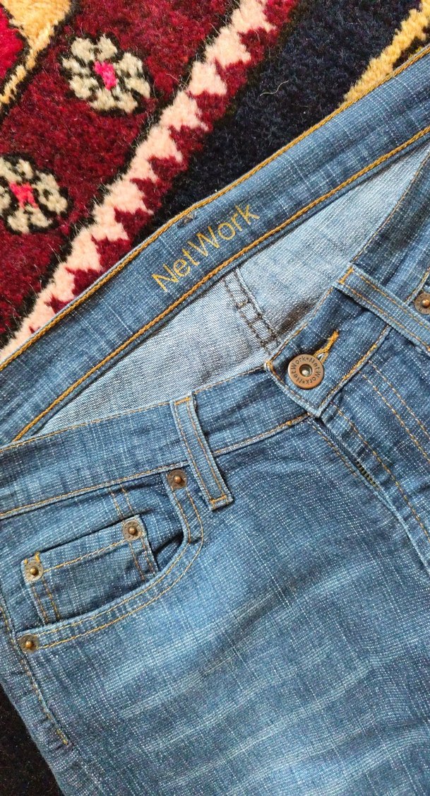 bel38boy102 cmMavi Kadın Denim Pantolon - Görsel 2