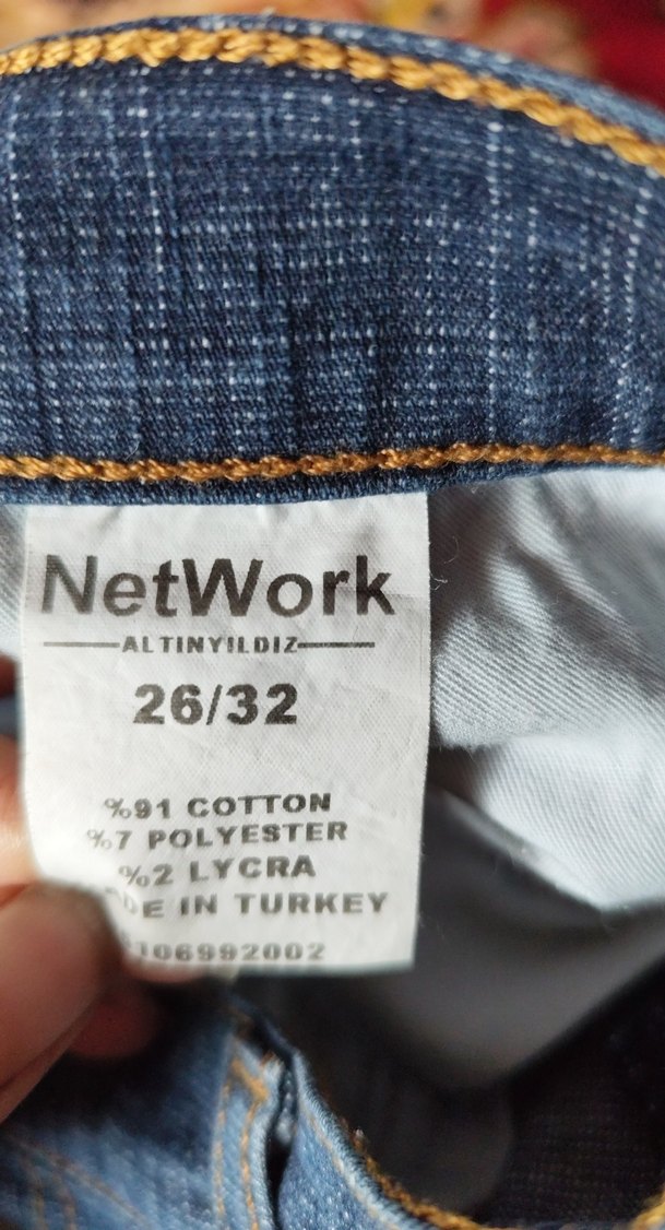 bel38boy102 cmMavi Kadın Denim Pantolon - Görsel 4