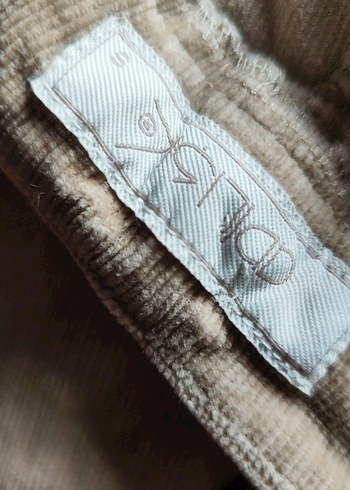 Düğmeli Beyaz Kadın Kumaş Pantolon bel40boy94cm - Görsel 4