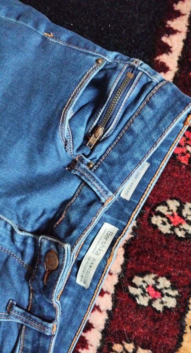 Kadın Kot Pantolon bel 36 boy92cm esnek - Görsel 2