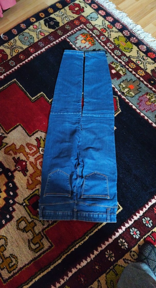 Kadın Kot Pantolon bel 36 boy92cm esnek - Görsel 3