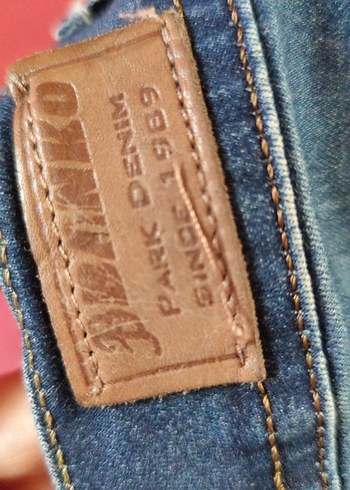 esnek Kot Pantolon bel 33cm 38cme kadar esniyor boy92cm - Görsel 3