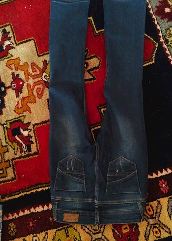 esnek Kot Pantolon bel 33cm 38cme kadar esniyor boy92cm - Görsel 2