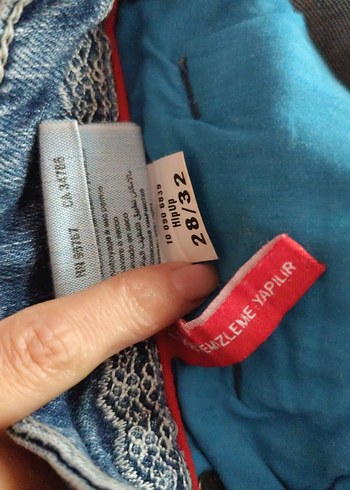 Kadın Kot Pantolon bel 39 boy105cm - Görsel 3