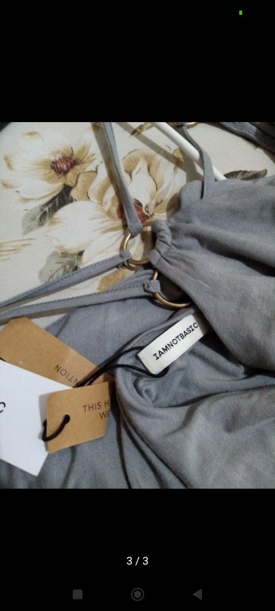 Gri Strapk Bodysuit - Görsel 3