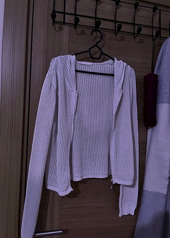 Diğer Kadın Mor Triko Fermuarlı Hırka