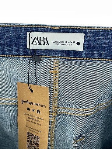 xl Beden mavi Renk Zara Uzun Etek %70 İndirimli.