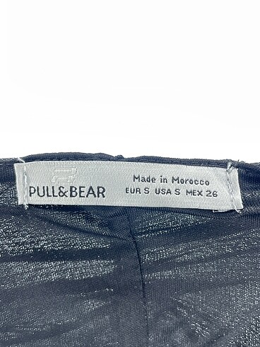 s Beden siyah Renk Pull and Bear Mini Üst %70 İndirimli.