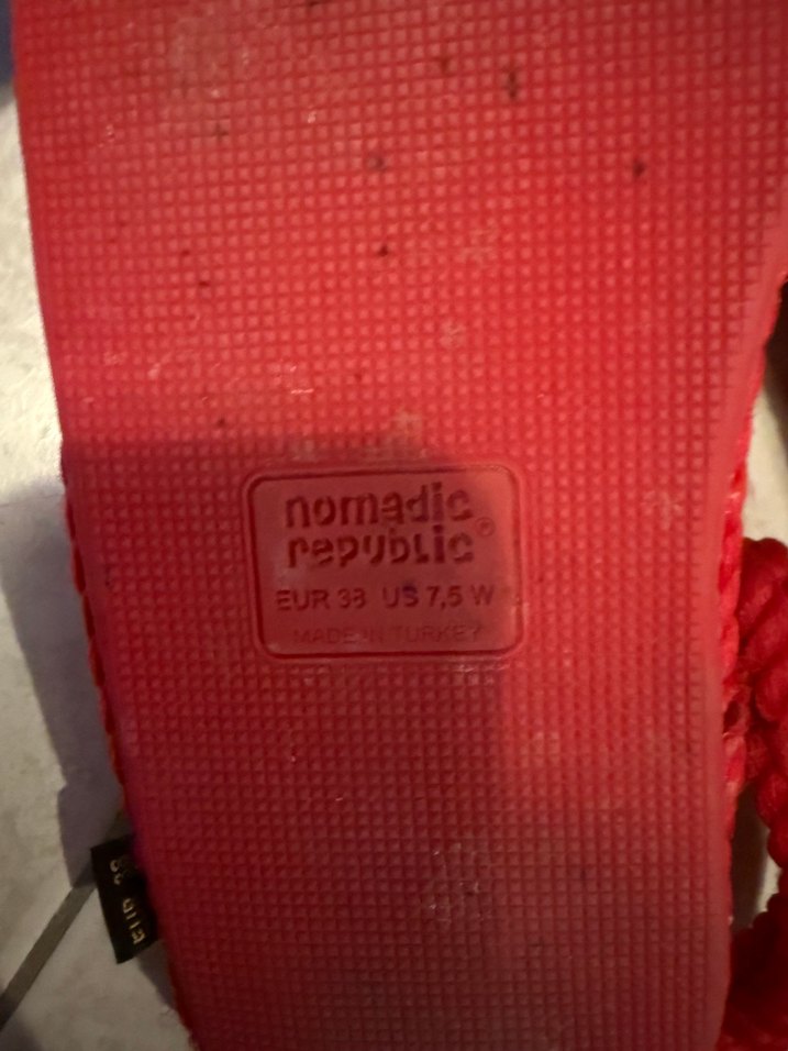 Kırmızı Nomadic Kadın Sandalet - Görsel 3