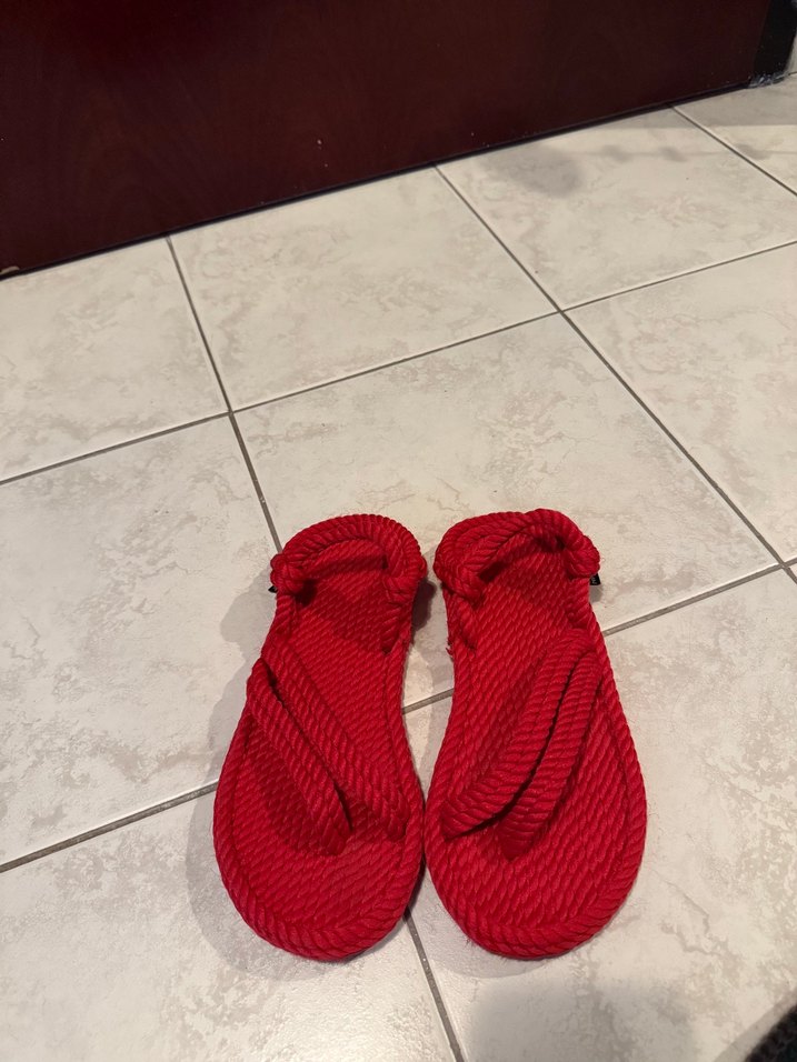 Kırmızı Nomadic Kadın Sandalet - Görsel 2