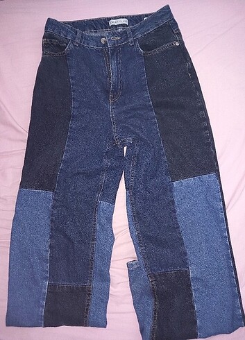 36 Beden lwc jeans mavi bol paca kot pantolon 