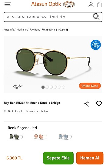 Rayban gözlük