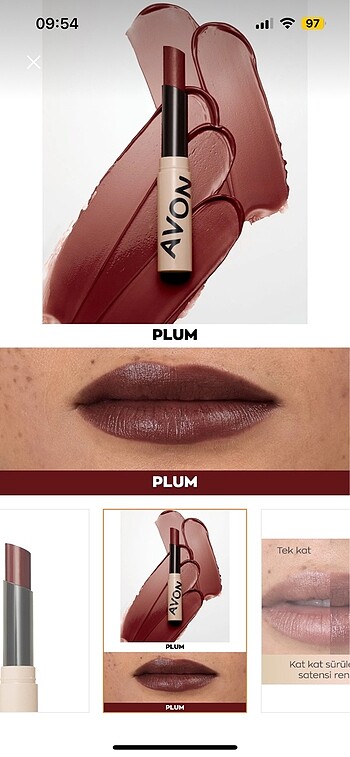 Avon Tinted Lip balm Plum