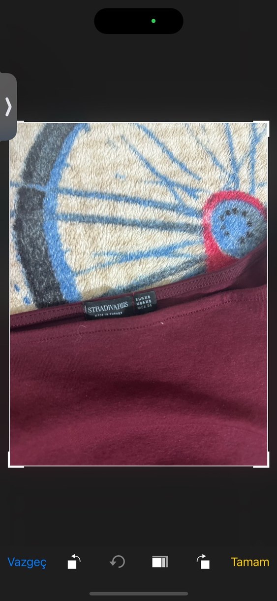 Bordo Uzun Kollu bluz - Görsel 2