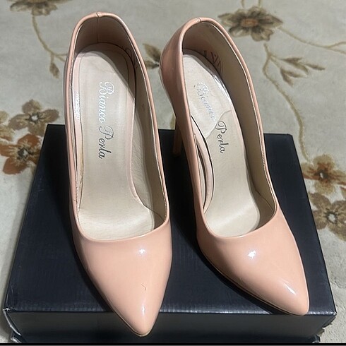 Somon rengi 39 numara stiletto