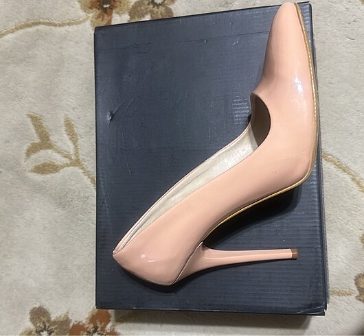 39 Beden Somon rengi 39 numara stiletto