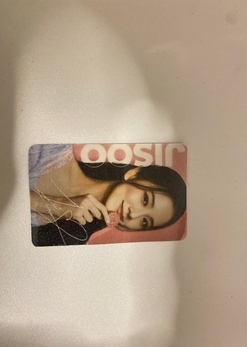 Jisoo oreo photococard - Görsel 2