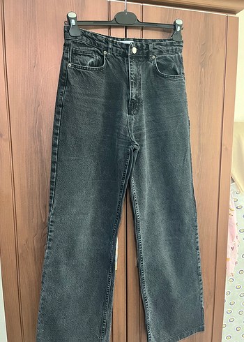 Gri Kadın Denim Pantolon