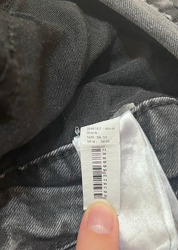 36 Beden siyah Regular Fit Denim Midi Erkek Kot Şort