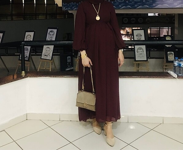 Şık tesettür elbise