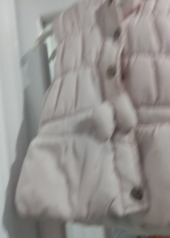 Kız Çocuk Pembe Düğmeli Yelek - Görsel 3